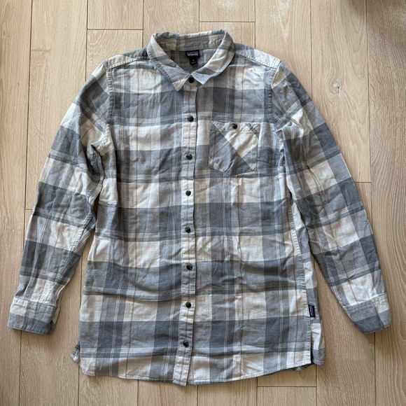 Patagonia Tops - Patagonia Organic Cotton Aspen Forest Tunic Flannel Plaid Shirt Women’s Medium